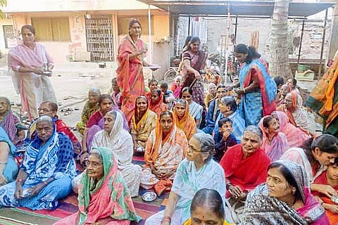 Collective haldi kunku program in pathardi