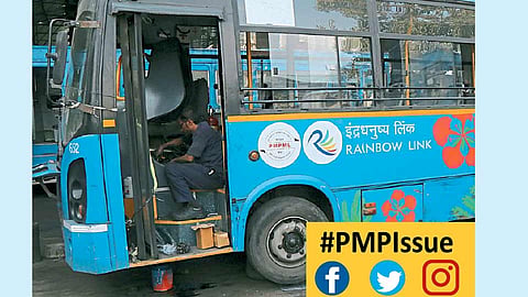 #PMPIssue ‘पीएमपी’च्या ताफ्यातील नव्या मिडी बसला ग्रहण! 