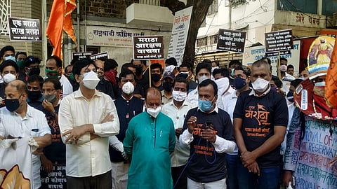 resounding with slogans Maratha Kranti Morcha in Pune 