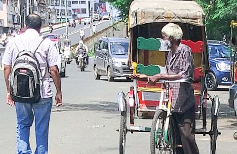 It was time to beg because could not get a rider