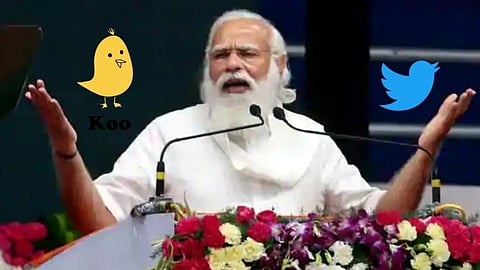 pm modi koo app twitter