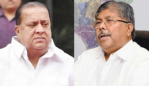 hasan mushrif critisezes to chandrakant patil in event of zp office kolhapur