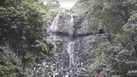 famous waterfall of Amboli in trouble