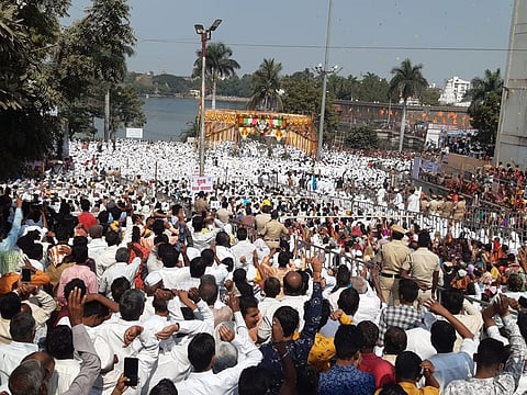 #Solapur दिड्डम.. दिड्डम.. सत्यम सत्यम...! 