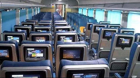 travelers stolen headphone and scratched on led on the maiden run of tejas express between mumbai to goa