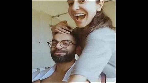coronavirus anushka sharma and virat kohli self quarantine romance video viral