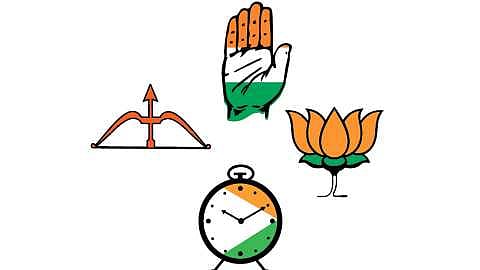 Shivsena four Congress three and one bjp rebels in Pune election