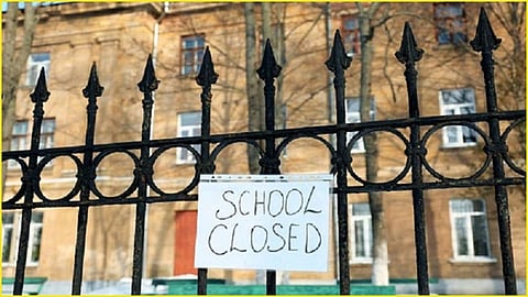 Schools closed