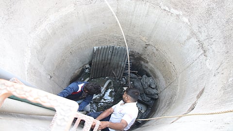 drainage line