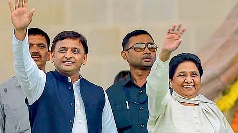 Akhilesh Yadav and Mayawati