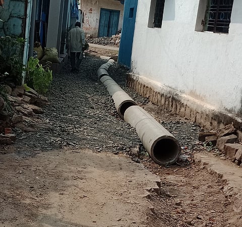 भिवापूरः रस्त्याची झालेली दूरवस्था