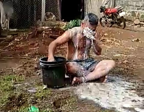 The farmers are angry with the government for not getting good price for milk