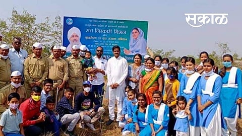 On behalf of Sant Nirankari Mandal, a tree planting project has been implemented at Moryachichonre.jpg