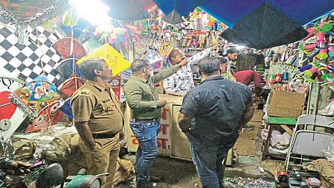 Police searched for nylon manja in Old Nashik area nashik marathi news