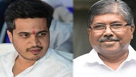 Chandrakant Patil And Rohit Pawar 