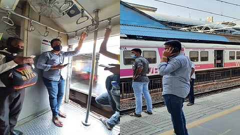 मुंबई लोकलनं प्रवास करत रोहित पवारांनी जुन्या आठवणींना दिला उजाळा 