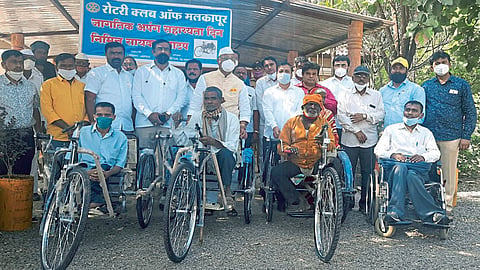 'रोटरी'च्या मदतीमुळे दिव्यांगांच्या जीवनाला गती : खासदार श्रीनिवास पाटील