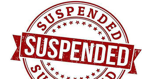 Suspended