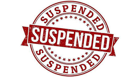Suspended