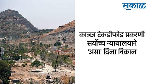 The administration has not submitted a statement in the unauthorised construction on katraj Hilll  case