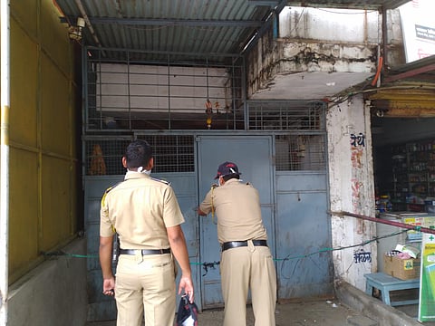 A liquor store was blown up near the police station