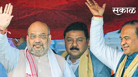 काँग्रेस घुसखोरांसाठी दरवाजे उघडेल : शहा
