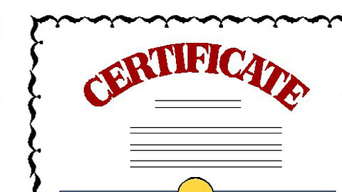 TET certificate 