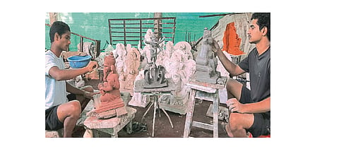 did not see the usual enthusiasm in the pottery ...