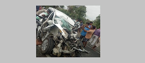 One died in an accident at Gadchiroli