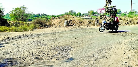 The partial bridge caused the alternate roads to deteriorate