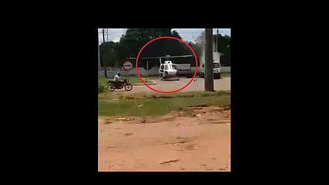 helicopter truck crash video viral on social media but not in india