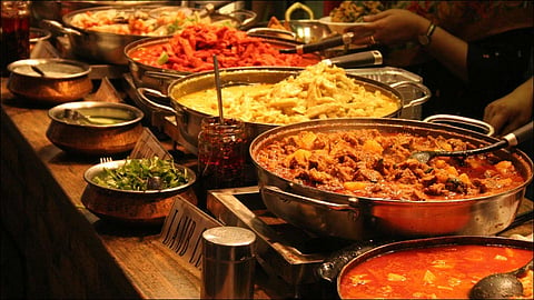 indian buffet dinner