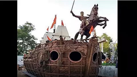#RepublicDay2020 : कान्होजी आंग्रे यांची शौर्यगाथा सांगणारा चित्ररथ शिवाजी पार्कवरील संचलनात