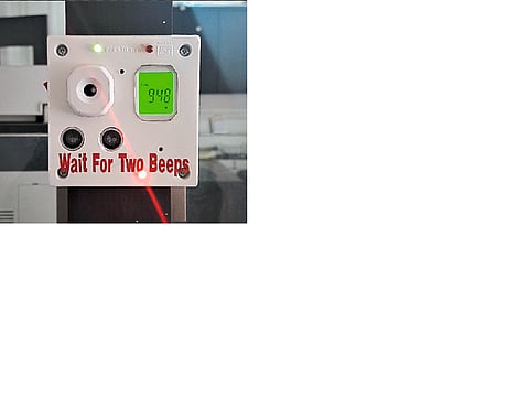  research from Shivaji University: Creation of touchless automatic thermometer