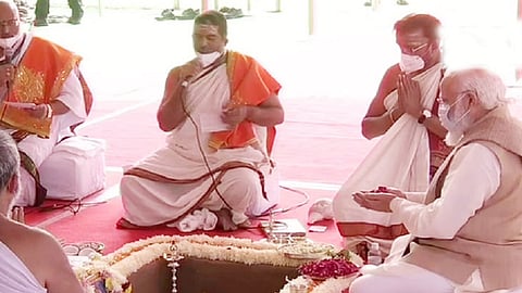 new parliament bhumipujan