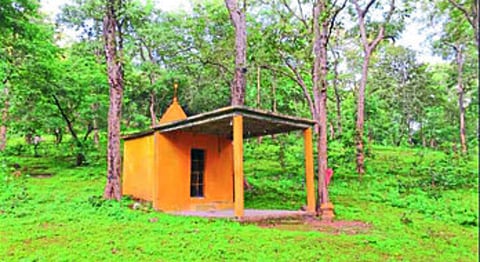 सडक अर्जुनी : पहाडीवरील सत्यकरण देवस्थान.