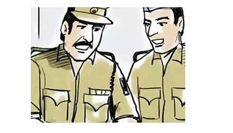 Crime fire against seven police personnel, including an inspector