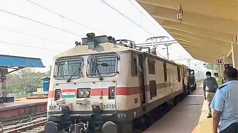 Konkan Railway on electricity throughout the month kokan marathi news