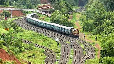 konkan railway run electricity power on june last 2021 in ratnagiri