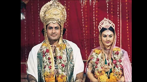 ayodhya ram mandir janmabhoomi bhoomi pujan ramayan arun govil and deepika sita twitt