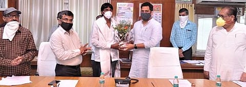 Rohom as vice president of the Karmaveer kale Factory