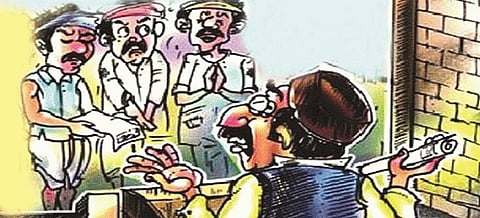 In money laundering :  harassment made for recovery in miraj