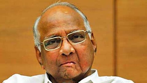 Sharad Pawar today in ED office