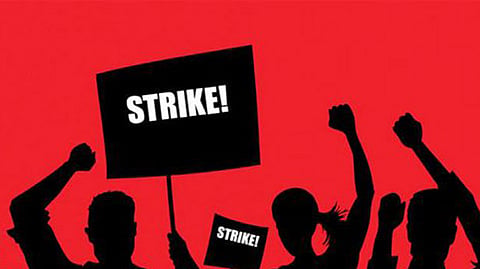 Gram Panchayat Worker Protest 