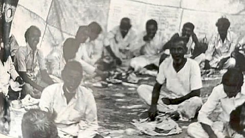 40 years complete for pretest of nipani farmers of tobacco in belgaum