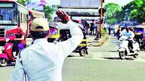 city traffic police now take punitive action against those violating traffic rules