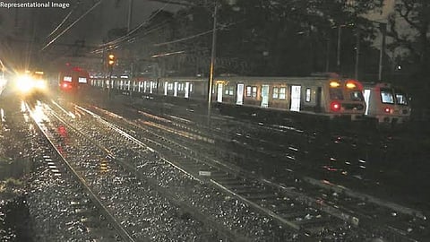 धावत्या लोकलवर फेकली जातायत कुत्र्याची पिल्लं 