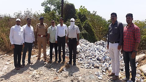 परदेशात वापरलेले मास्क भिवंडीत 