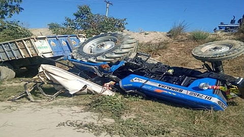 tractor driver died in accident and police records sudden death 