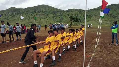 मिरज : खंडेराजुरी येथे ज्युनियर राष्ट्रीय रस्सीखेच स्पर्धेला प्रारंभ